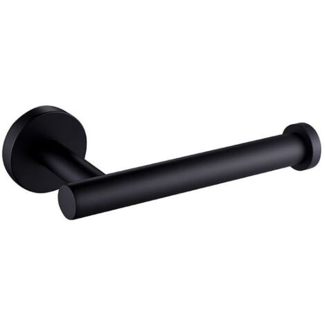 Toallero de papel, soporte para papel higiénico de pared, acero inoxidable SUS 304 (negro)