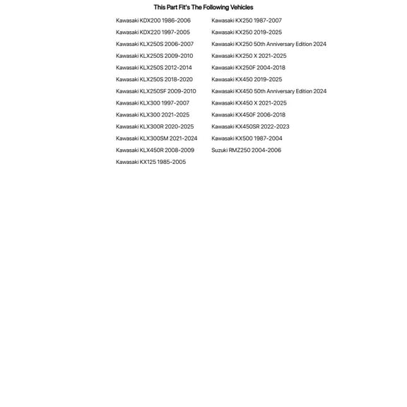 Tusk Rear Aluminum Sprocket 47 Tooth Black for Kawasaki KX450 X 2021-2024