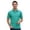 A-Mint Green397, variant on JAJAHO Mens Polo Shirts Solid Color Casual Summer Short Sleeve Breathable Mesh Golf Polo Shirts For Men Comfy Tops