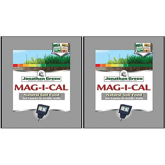 Jonathan Green & Sons 11353 Mag-I-Cal Natural Food for Lawns in Acidic Soils, 5,000 sq ft, One Bag Two Pack
