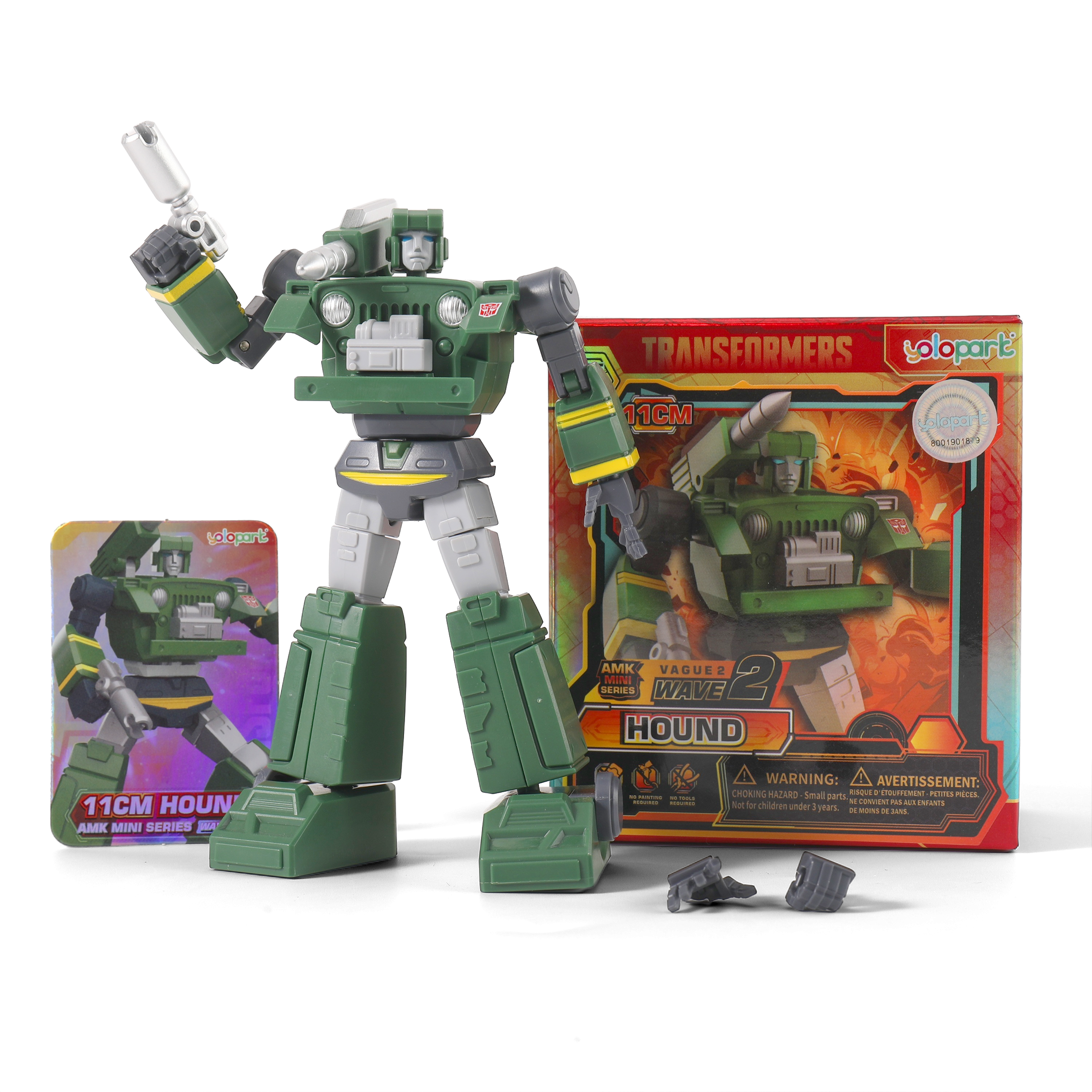 YOLOPARK Transformers Toys, Transformers G1 Action Figures Toy, Mini Autobot Series Model Kit Toys for Kids Age 8+,4.33"
