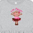 thumbnail image 4 of Inktastic Monkey 4th Birthday 4 Year Old Girl Girls Toddler Dress, 4 of 5