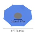 thumbnail image 2 of HLONK Trampoline Sun Shade Cover 8ft 10ft 12ft 14ft 16ft UV Protection, 2 of 4