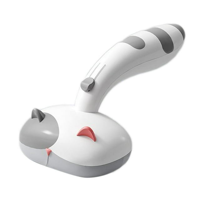 Cepillo de limpieza automático para mascotas, peine para gatos, herramienta de eliminación de para perros gris azul Zulema Cepillo de limpieza para el cabello