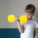 thumbnail image 3 of 1 par de mancuernas de peso ajustable, entrenamiento físico divertido, pesas con sensor, mancuernas de entrenamiento para niños pequeños, equipo de ejercicio, juguete para gimnasio en casa, 3 of 6