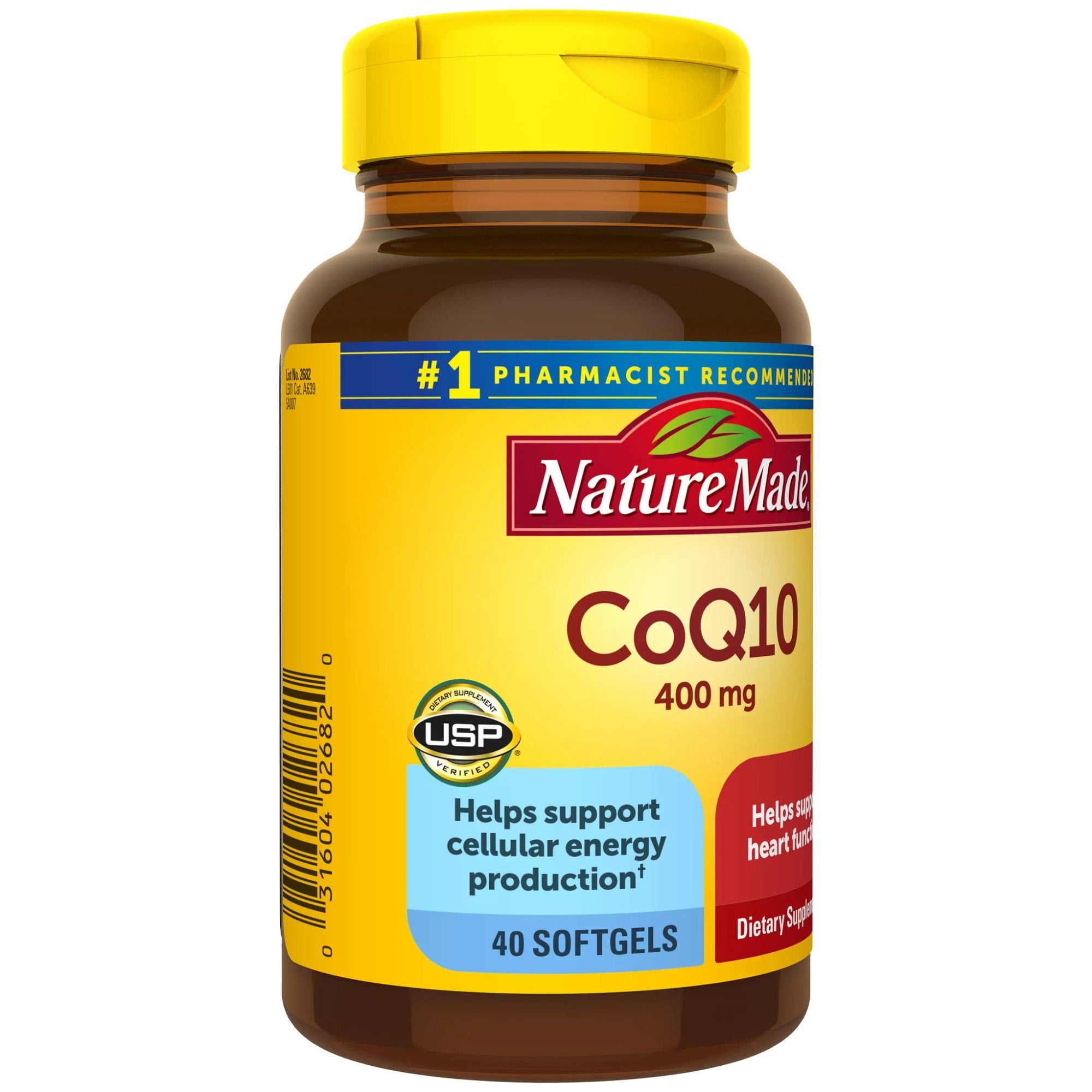 Nature Made CoQ10 400 mg Softgels, 40 Count