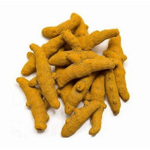 Aiva Dried Turmeric Finger | Dried Haldi | Turmeric Root Whole - 7 OZ (200g)