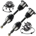 thumbnail image 3 of Detroit Axle - 4WD Front CV Axles Wheel Hubs Ball Joints Outer Tie Rods Replacement for Chevy Silverado GMC Sierra 1500, 3 of 6