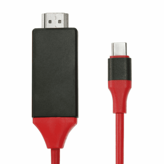 USB-C Type C to HDMI HDTV TV Cable Adapter compatible with Samsung Galaxy S10 Note 9 MacBook