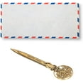 thumbnail image 3 of Letter Openers, Retro Envelope Opener Knife Lightweight Hand Made Envelope Cutter(Style 2), 3 of 5
