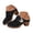 Black, variant on Women's Chunky Heel Mules Comfortable Suede Ankle Booties Casual Fashion Clogs Indoor Outdoor Walking Shoes for All Seasons Size 6-9.5
