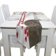 thumbnail image 4 of EREHome Chemin de Table Love The Monkey Décoration de Table 13x90 Pouces, 4 of 5
