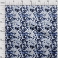 thumbnail image 3 of oneOone Cotton Silk Blue Fabric Abstract Diy Clothing Quilting Fabric Print Fabric By Yard 42 Inch Wide, 3 of 5