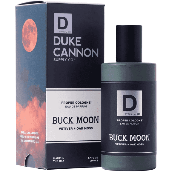 Duke Cannon Proper Cologne Woody & Earthy Scent, 1.7 fl oz