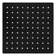 thumbnail image 1 of Regadera Cuadradra Hidroflud Negra Mate 8puLG Inoxidable Negro Mate Baño Hogar Casa, 1 of 2