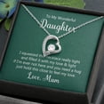 thumbnail image 2 of To My Daughter This Necklace From Mom Forever Necklace w Message Card, 2 of 20