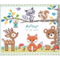 thumbnail image 2 of Forest Animals Birth Record On Aida Counted Cross Stitch Kit - 11.2" x 9.6" - 14 Count, 2 of 2