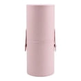 thumbnail image 2 of EBCUE 7.87" Portable Makeup Brush Holder with Strap Waterproof PU Leather Travel Makeup Brush Case Bag Cup Brush Storage Dustproof Bag for Women Makeup Brushes Pencils Toothbrush Hand Cream Pink, 2 of 7