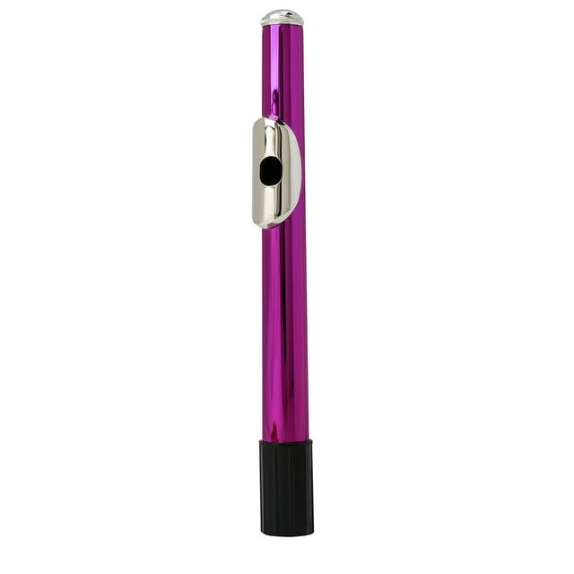 Yuarrent Cabezal de flauta de clarinete práctico profesional boquilla de alta dureza resistente al desgaste tubo de flauta de caña larga a Accesorios para instrumentos musicales Violeta