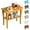 Natural, variant on Bamboo Shower Bench Stool with Storage Shelf, Waterproof Shower Chair Spa Bath Seat, Shower Stool for Inside Shower, Bathroom Bench Seat for Adults Elderly Seniors for Indoor or Outdoor Use
