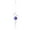 Blue, variant on Deal of The Day Dvkptbk Gazing Ball Spiral Tail -Decorative Wind Spinners Indoor Outdoor Garden Decor