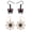 2 pairs Earring, variant on Halloween Crystal Rhinestones Spider Black Earrings Dangle Drop Witch Earrings Festival Bat Jewelry, 2 Pairs,