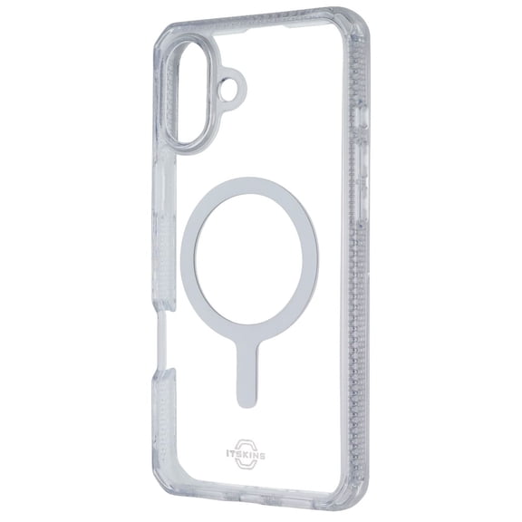 ITSKINS Hybrid_R Mood Case for MagSafe for Apple iPhone 16 Plus - Clear/Purple