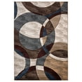 thumbnail image 3 of MDA Rug Imports Orelsi Brown/Grey Polyester Area Rug 9'6'' X 13'10'' 10' x 14' Rectangle, 3 of 5
