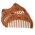 thumbnail image 1 of Peine de cabello de Nanmu Natural perfecl 2 Unids Diente ancho 9.5 x 5.3 cm, 1 of 8