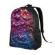 thumbnail image 2 of Disketp Heart Confetti on Glitter Mochila Unisex de Apertura Lateral Completa, Mochila para Laptop para Escuela, Trabajo y Viajes, 2 of 8
