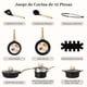 thumbnail image 2 of Sartenes antiadherentes batería cocina juego ollas sartén 12 piezas utensilios inducción color negro, 2 of 7