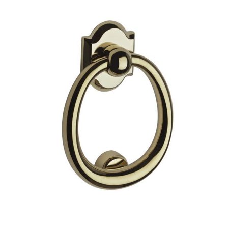 - Baldwin Reserve 9BR7003004 Traditional Ring Door Knocker Lifetime Brass Finish