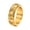 Gold, variant on Men's Stainless Steel Personalized Retro Hip Hop Rotatable Spider Ring Gold Size 9