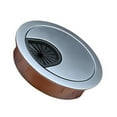 thumbnail image 3 of 80mm Cable Hole Cover Desk Wire Hole Cover Base Computer Grommet Table Cable Outlet Port Surface Line Box Tidy Wire Cover, 3 of 8