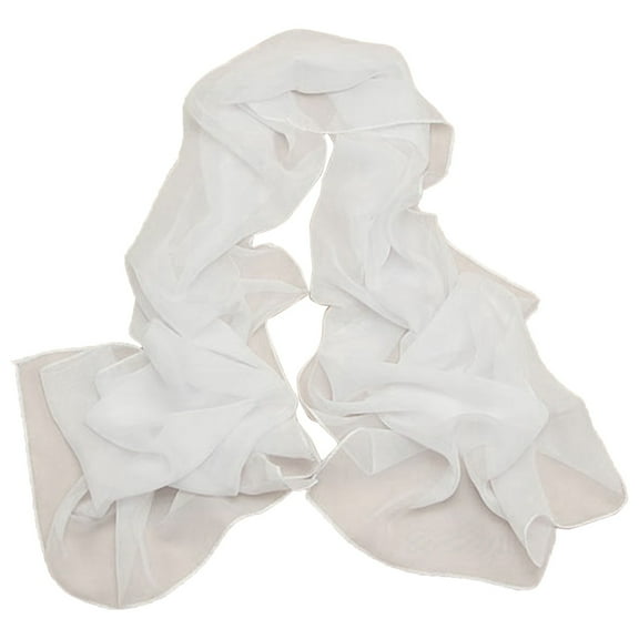 Fimkaul Womens Scarf Solid Chiffon Silk Summer Winter Fall Shawl Wraps Scarfs