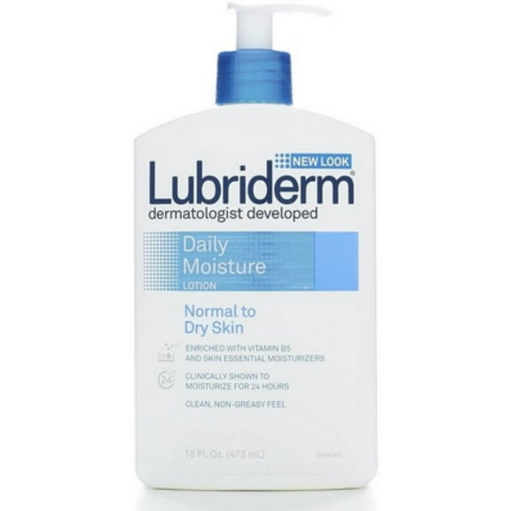 Lubriderm Daily Moisture Lotion 16 oz (Pack of 6)