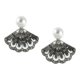 thumbnail image 3 of 1 Par de Pendientes Colgantes de Sector para Mujer, Pendientes de de Imitación para Niñas, Joyería Plata, 3 of 6