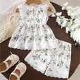 thumbnail image 4 of KEXE 12 Month Girl Clothes Girls Outfits Toddler Girl Outfits Baby Girl Summer Clothes Sleeveless Tops And Shorts Clothing Sets, 4 of 7