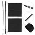 thumbnail image 5 of 4 piezas de paño de limpieza para flauta, varilla de limpieza, suministros de limpieza para flautín (negro), 5 of 5