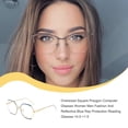 thumbnail image 3 of Gafas de lectura Sonducket lentes antiazules para mujer diseño Type3 NO3, 3 of 6