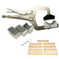 thumbnail image 1 of Fingerboard Handheld Fret Press Insert Tool with 9 Radius Inserts Guitar Luthier, 1 of 10