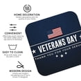 thumbnail image 3 of Honeii Happy Veterans Day Print Leather Coaster Set of 4, Ideal for Safeguarding Your Furniture from Drinks Spills and Effortless Cleanup-Square, 3 of 6