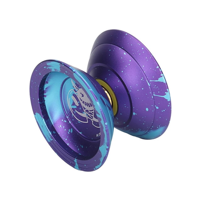 Yo Yo Ball Toy, 2 Rotate Modes String Trick Decompression Unresponsive Aluminium Alloy Ball for Children Gift During Children Day
