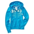 thumbnail image 1 of Aeropostale Womens Full Zip Nyc Ath Sudadera, Azul, Mediano Aeropostale Camisa de entrenamiento, 1 of 2