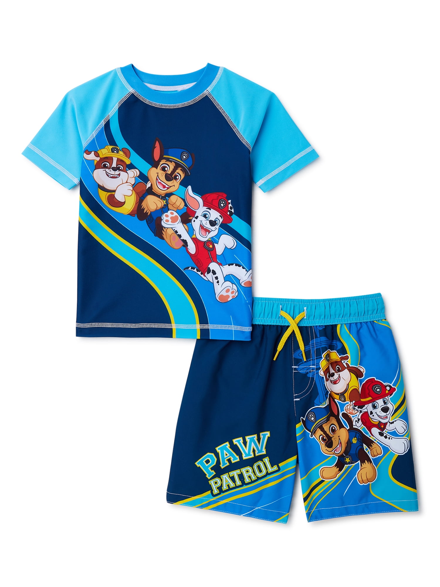 Paw Pa-Trol Boys Swim Trunks Beach Shorts Board Shorts with Pockets for 7-20 Years 
