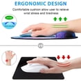 thumbnail image 2 of Desktop Gaming Silicone Mousepad Ergonomic Wrist Rest Mouse Pad Mice Mat Hand Support 15, 2 of 8