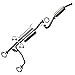 thumbnail image 2 of Northeastern Exhaust | Stainless Steel Center and Rear Muffler Exhaust System Kit Compatible for Infiniti Qx4 2001-2003 | Nissan Pathfinder 2001-2004 3.5L | Free Gaskets and Clamps Included, 2 of 4
