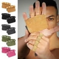 thumbnail image 2 of 1 Pair Weightlifting Gloves, Four-Finger Design, Anti-Slip Grip, Ideal for Strength Training, 2 of 9