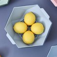 thumbnail image 5 of Strainer Clearance! Ikeay Household Double Layer Drain Basket for Washing Fruits & Vegetables - Hollow Storage Basin & Multifunctional Kitchen Basket Fruit Washer, 5 of 8