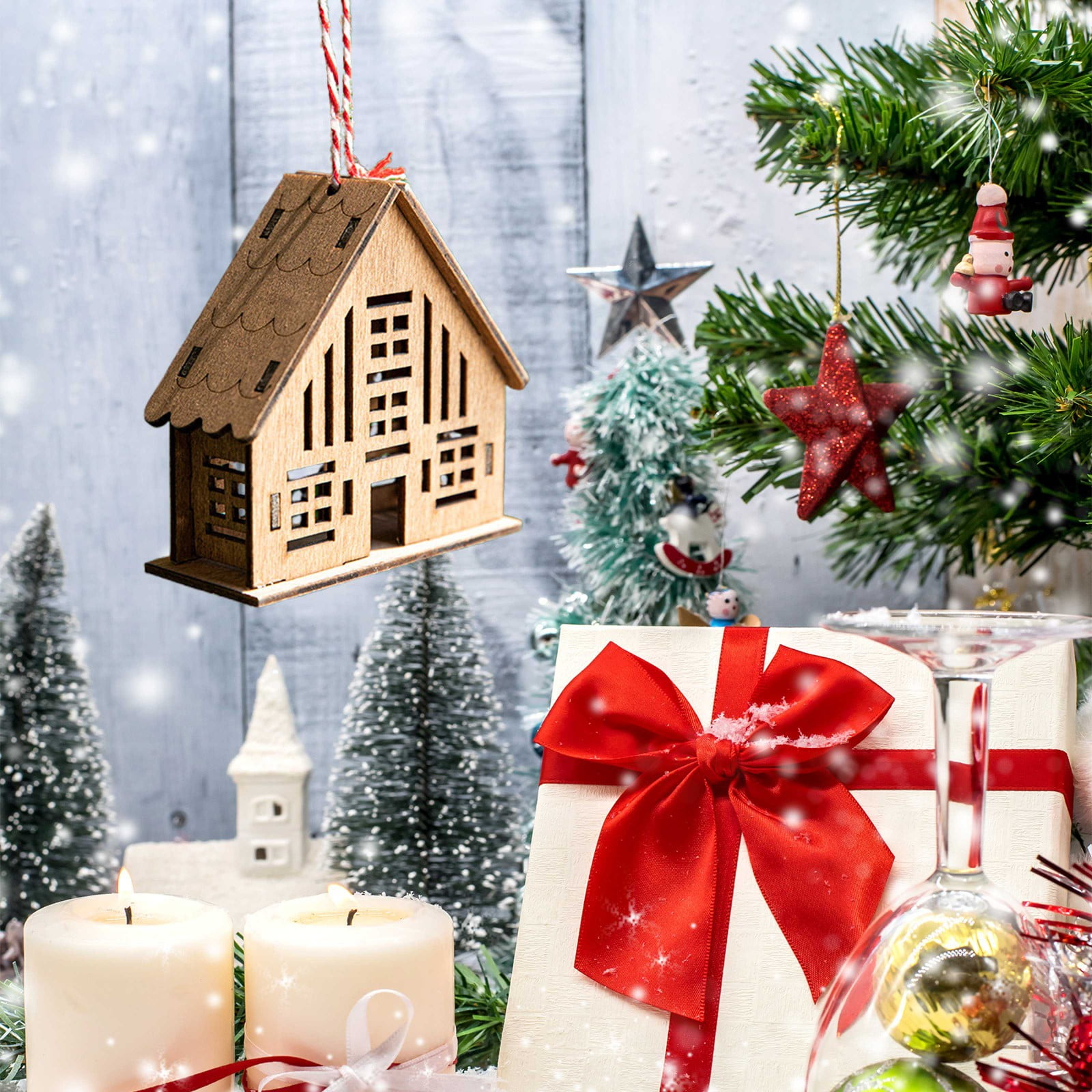 3 Décorations De Noël Suspendues En Forme De Banane Habillée - Ornements Drôles Pour Sapin, Maison, Fêtes